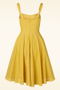 Timeless - 50s Valerie Swing Dress in Mustard 5