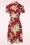 Rock N Romance - 50s Charlene Honolulu Shirtwaister Dress in Burgundy 2