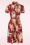 Rock N Romance - 50s Charlene Honolulu Shirtwaister Dress in Burgundy