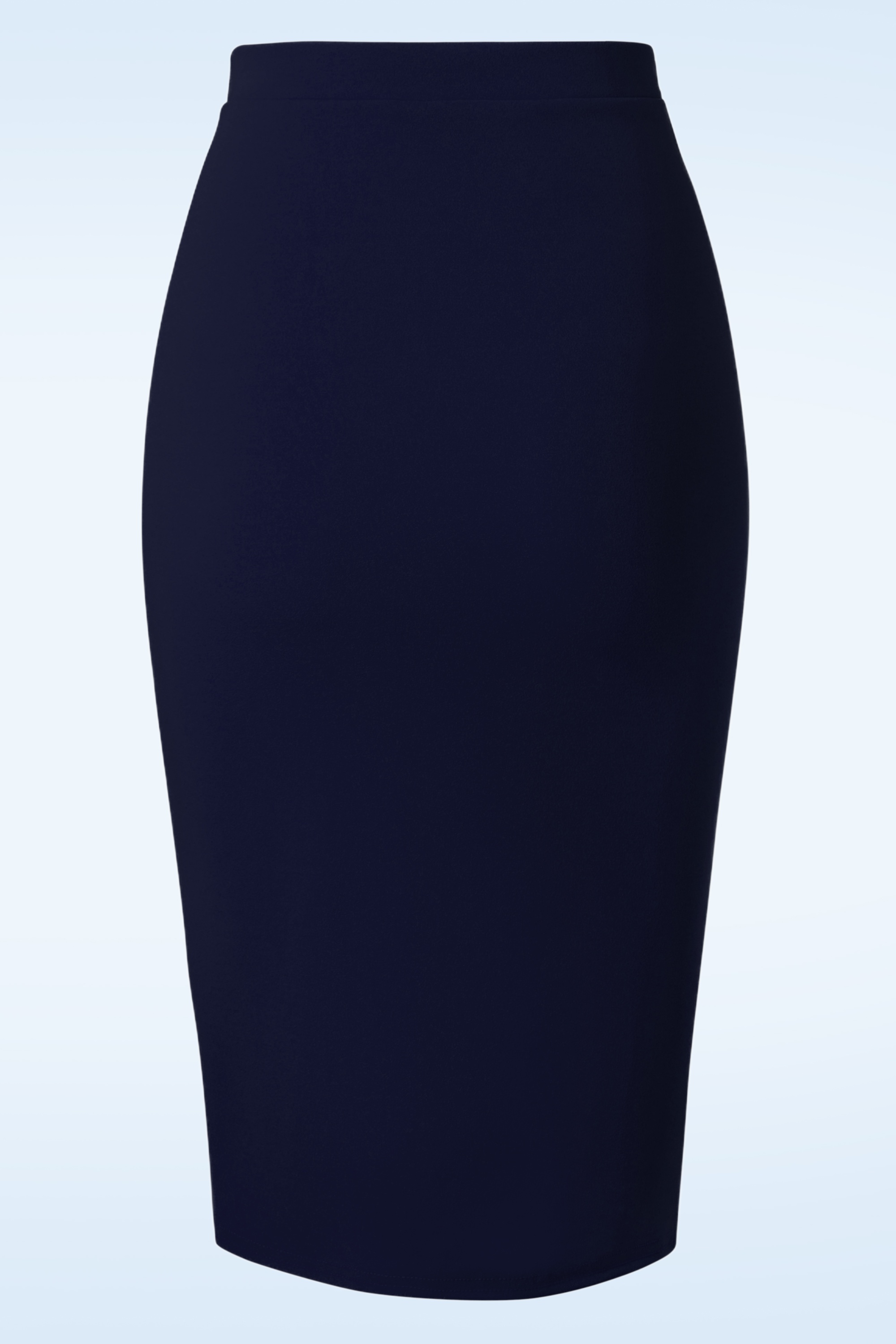 Vintage Chic for Topvintage - Bella midi-rok in marineblauw