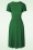 Vintage Chic for Topvintage - Irene Cross Over Swing Dress Années 40 en Vert 4