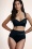 Marlies Dekkers - 50s Cache Coeur Push Up Bikini Top in Black