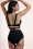 Marlies Dekkers - 50s Cache Coeur Push Up Bikini Top in Black 3