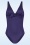 Cyell - Satin Padded Swimsuit in Navy 2