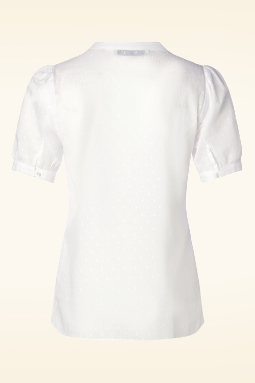 Md'M - Kennedy Blouse in White 2