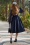 Miss Candyfloss - Laina Lee reversible waterafstotende jas in marineblauw en blush  4