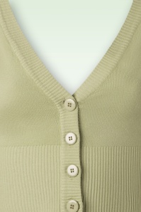 Banned Retro - Overload-Cardigan in Soft Olive 3