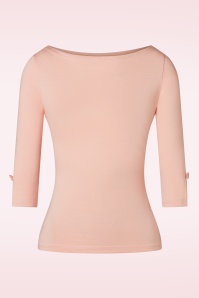 Banned Retro - 50s Oonagh Top in Powder Pink