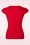 Banned Retro - Be Free Jersey Oberteil in Rot 2