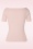 Banned Retro - Sweet Candy Jersey-Oberteil in Blush 2