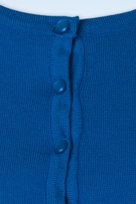Mak Sweater - Nyla Cropped Cardigan in Royal Blue 3