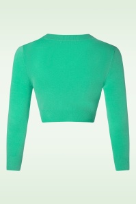 Mak Sweater - Shela Cropped Cardigan in Opal 2