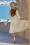 Miss Candyfloss - Azelia May Linen Overcoat Dress in Cream 2
