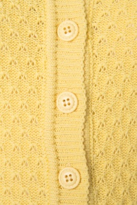 Mak Sweater - 50s Jennie Cardigan in Baby Yellow 4