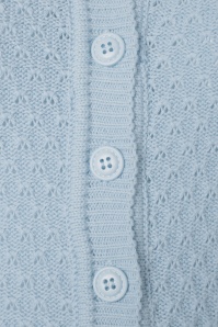 Mak Sweater - 50s Jennie Cardigan in Light Blue 3