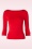 Banned Retro - Modernes Love Top in Rot