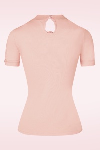 Banned Retro - 50s Sandy Loves Danny Top in Pastel Pink 2