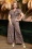 Banned Retro - Gabrielle Swing-Kleid in Hahnentritt