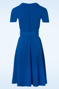 Vintage Chic for Topvintage - Robe corolle Roxy en bleu royal 2