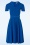 Vintage Chic for Topvintage - Robe corolle Roxy en bleu royal