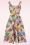 Hearts & Roses - Paulina Flower Swing Dress in Pink and Multi 2