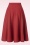 Collectif Clothing - Milla Swing Skirt in Red 4