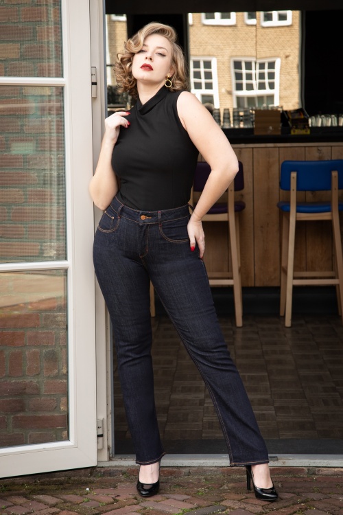 Rock-a-Booty - Mimi jeans in blauw