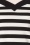Bunny - Caitlin Stripes Top in Schwarz und Weiß 3