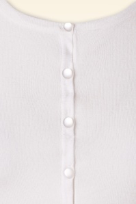 Mak Sweater - Nyla cropped vest in gebroken wit 3