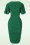Vintage Diva  - The Eugenie Butterfly Pencil Dress in Green 6