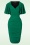 Vintage Diva  - The Eugenie Butterfly Pencil Dress in Green 3