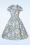 Topvintage Boutique Collection - Exclusivité TopVintage ~ Joliena Swing Dress Années 50 en Blanc et Bleu 4