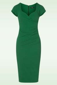 Glamour Bunny - 50s Whitney Pencil Dress in Black 