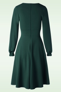 Vintage Chic for Topvintage - Helaine Swingkleid in Waldgrün 4