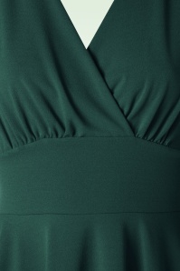 Vintage Chic for Topvintage - Helaine Swingkleid in Waldgrün 3