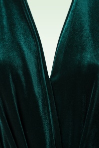 Vintage Chic for Topvintage - Topvintage exclusive ~ Victoria fluwelen vest top in groen 4