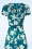 Vintage Chic for Topvintage - Rinda Floral Maxi Dress en Bleu 3