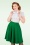 Vintage Chic for Topvintage - 50s Sheila Swing Skirt in Emerald Green