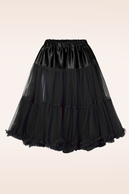 Vixen - Arly Petticoat Années 50 en Noir 