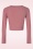 Vixen - Ariane Textured Knie Crop Strickjacke in Pink 3