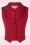 Collectif Clothing - Milla Waistcoat in Red 