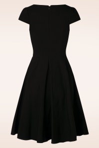 Vixen - 50s Connie Swing Dress in Black 2