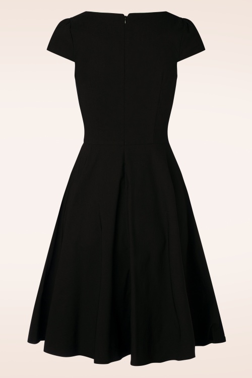 Vixen - Connie swing jurk in zwart 2