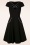 Vixen - Connie swing jurk in zwart