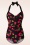 Belsira - 50s Cherry Swimsuit in Black 2