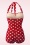 Esther Williams - 50s Classic Polkadot One Piece Swimsuit in Red and White 4