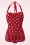 Esther Williams - 50s Classic Polkadot One Piece Swimsuit in Red and White 2