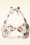 Esther Williams - 50s Classic Flowers Romance Bikini Top in Cream 2