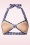 Esther Williams - Classic Gingham Bikini Top Années 50 en Rose et Bleu 3