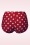 Esther Williams - Klassieke Polka-bikinibroek in rood en wit 6